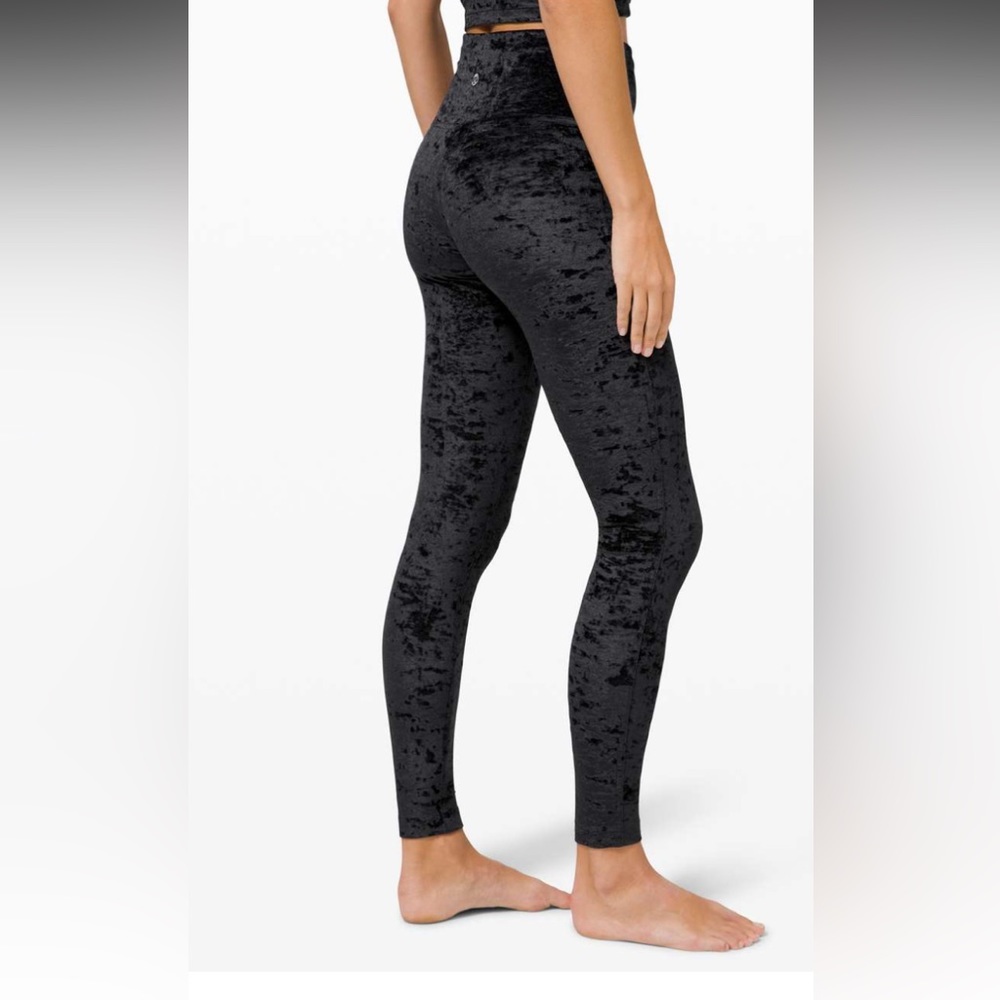 Lululemon Wunder Lounge High-Rise Tight 28" *Crushed Velvet black
